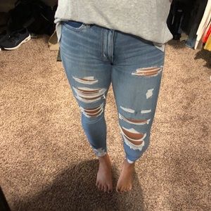 American Eagle distressed jeans